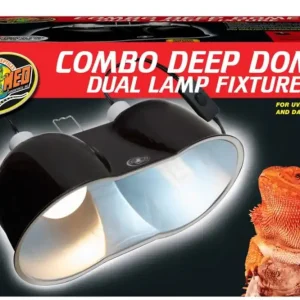 Mini Large Combo Deep Dome Dual Lampenfassung, max. 160/300 W, 2 Stück Direktkauf